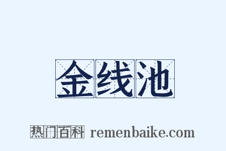 金线池是什么意思的图片